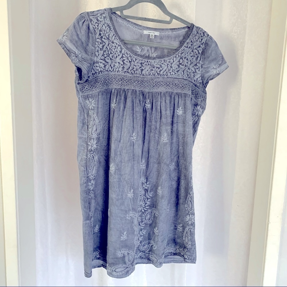 SOPHIE MAX EMBROIDERED DRESS Sz: XS
